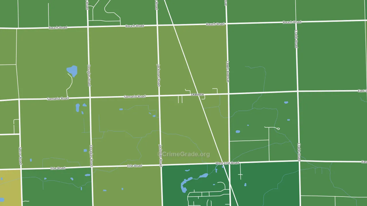 48177, MI Map of Drug-Related Crime Rates