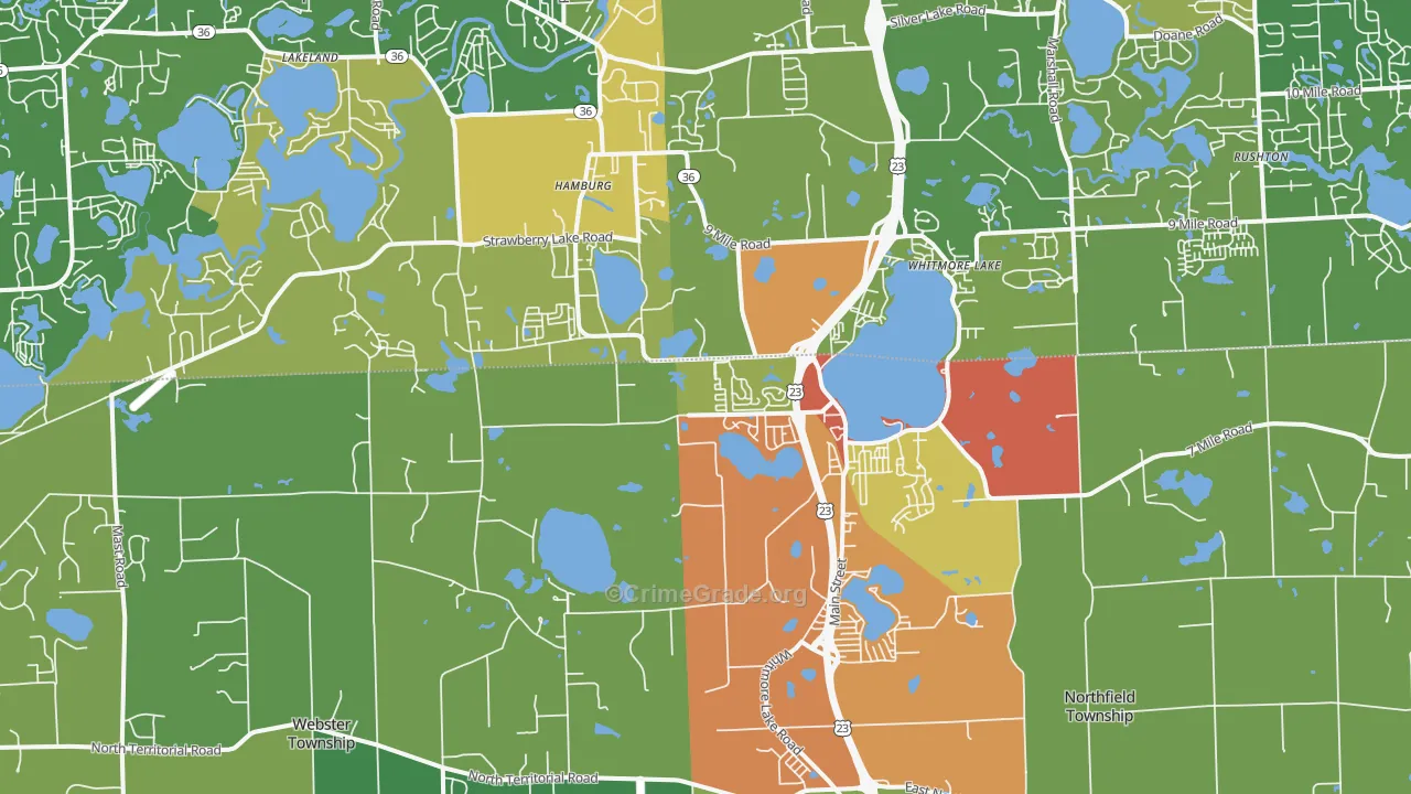 48189, MI Map of Drug-Related Crime Rates