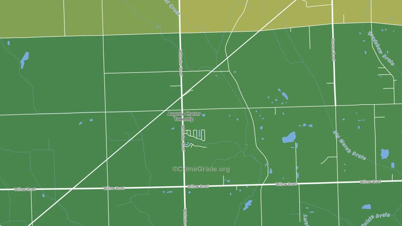 48190, MI Map of Drug-Related Crime Rates