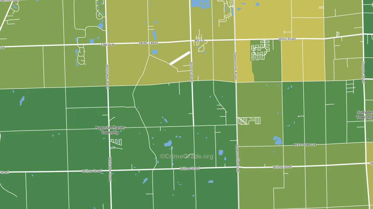 48191, MI Map of Drug-Related Crime Rates