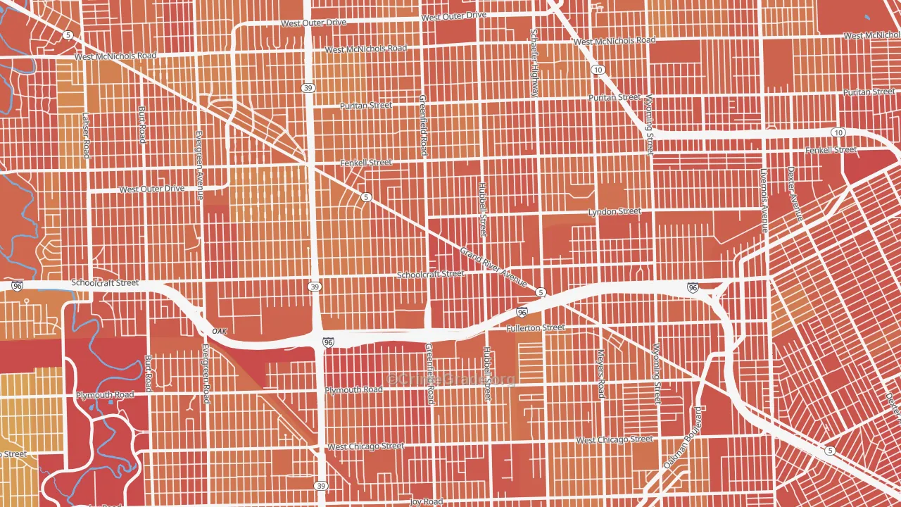 48227, MI Map of Drug-Related Crime Rates