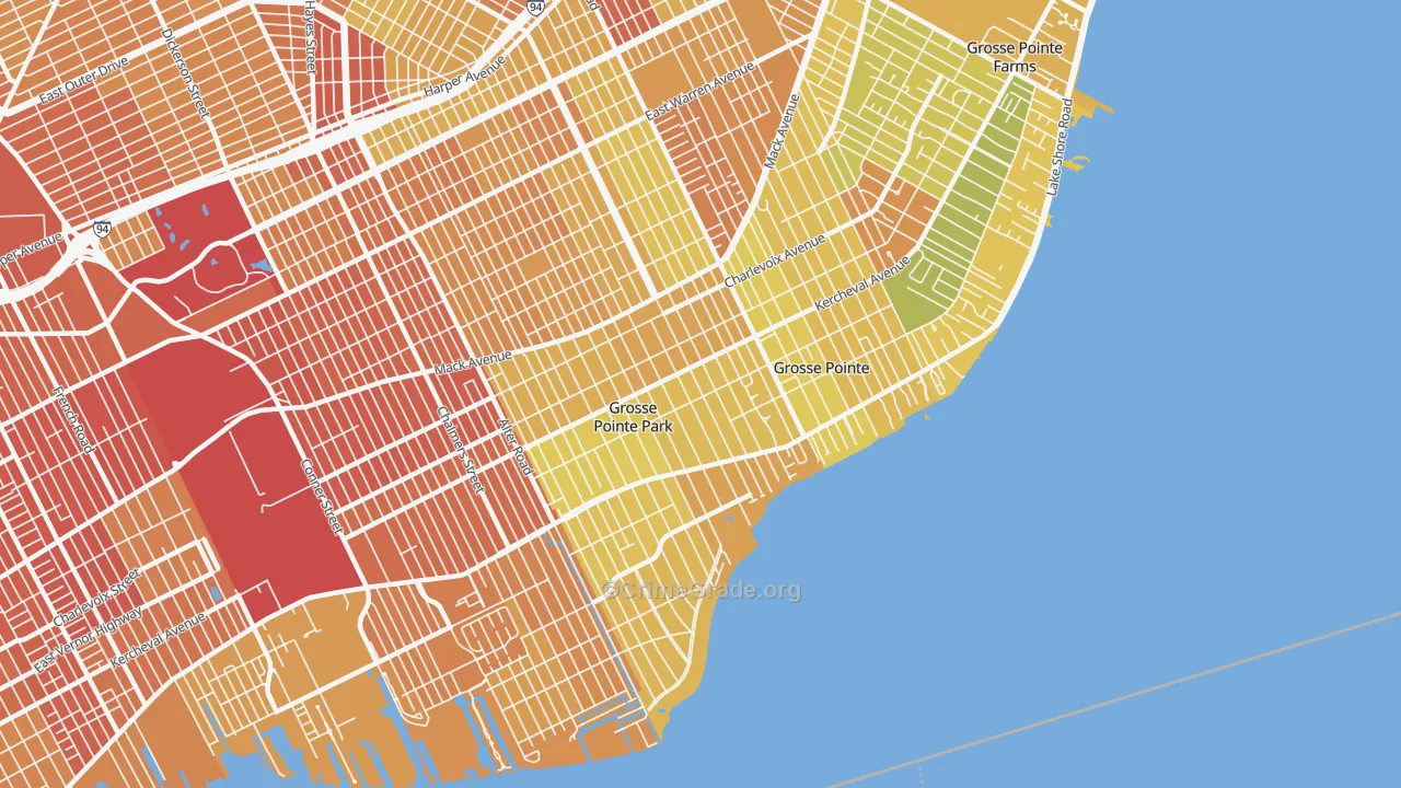 48230, MI Map of Drug-Related Crime Rates