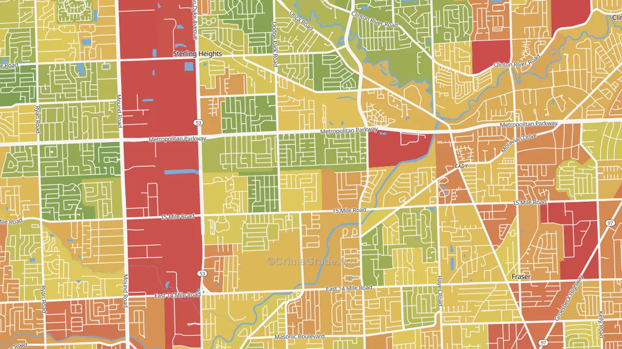 48312, MI Map of Drug-Related Crime Rates