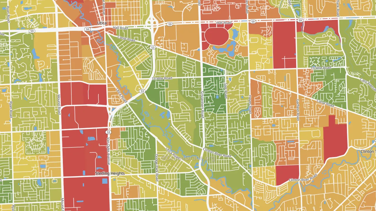 48313, MI Map of Drug-Related Crime Rates