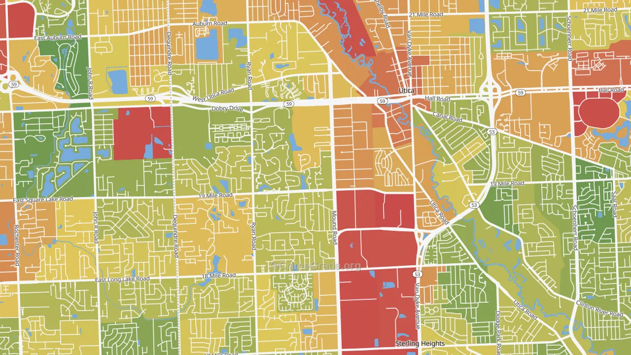 48314, MI Map of Drug-Related Crime Rates