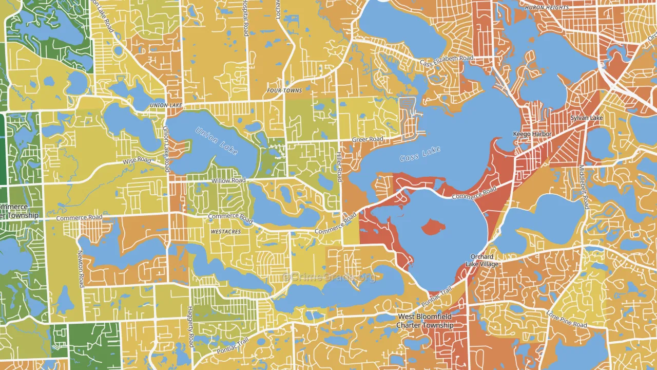 48324, MI Map of Drug-Related Crime Rates