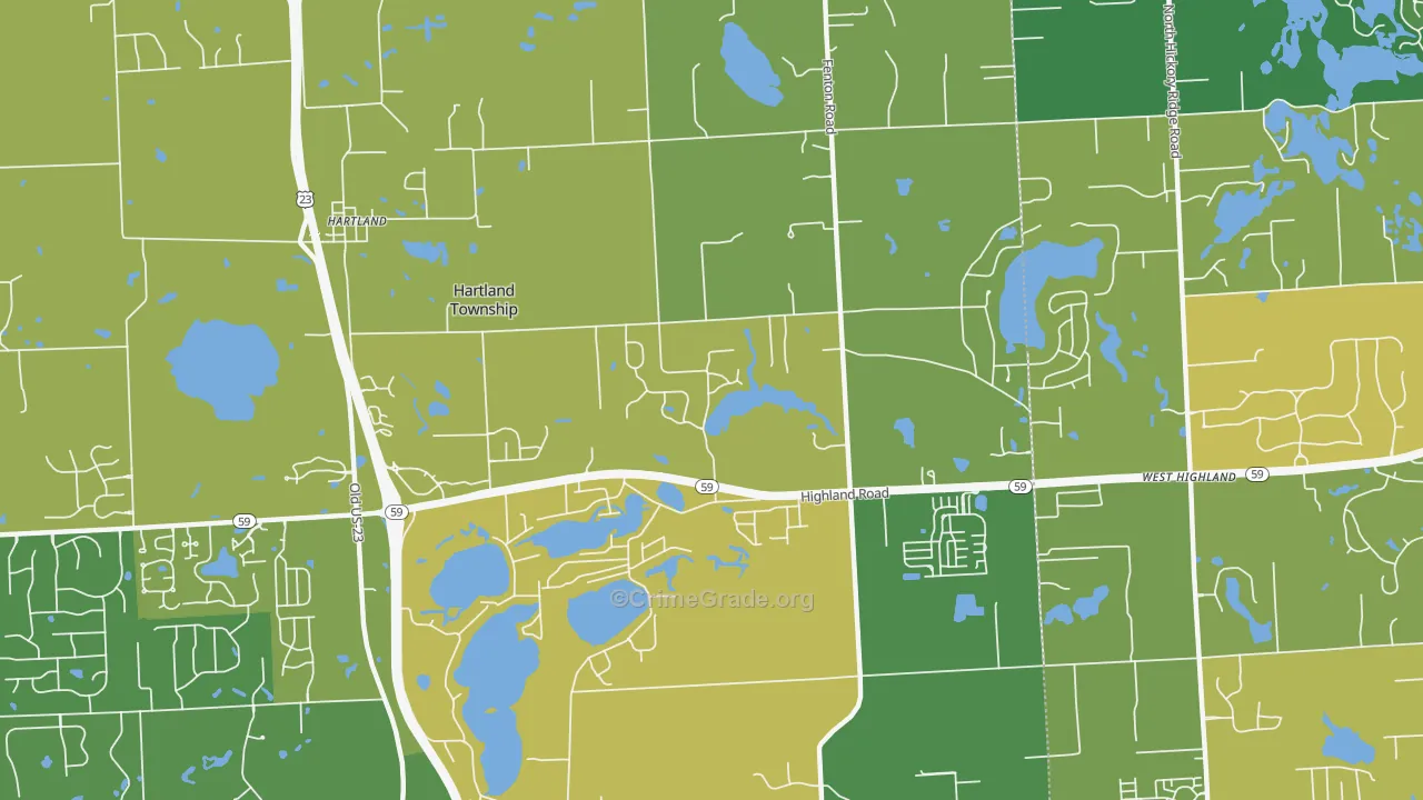 48353, MI Map of Drug-Related Crime Rates