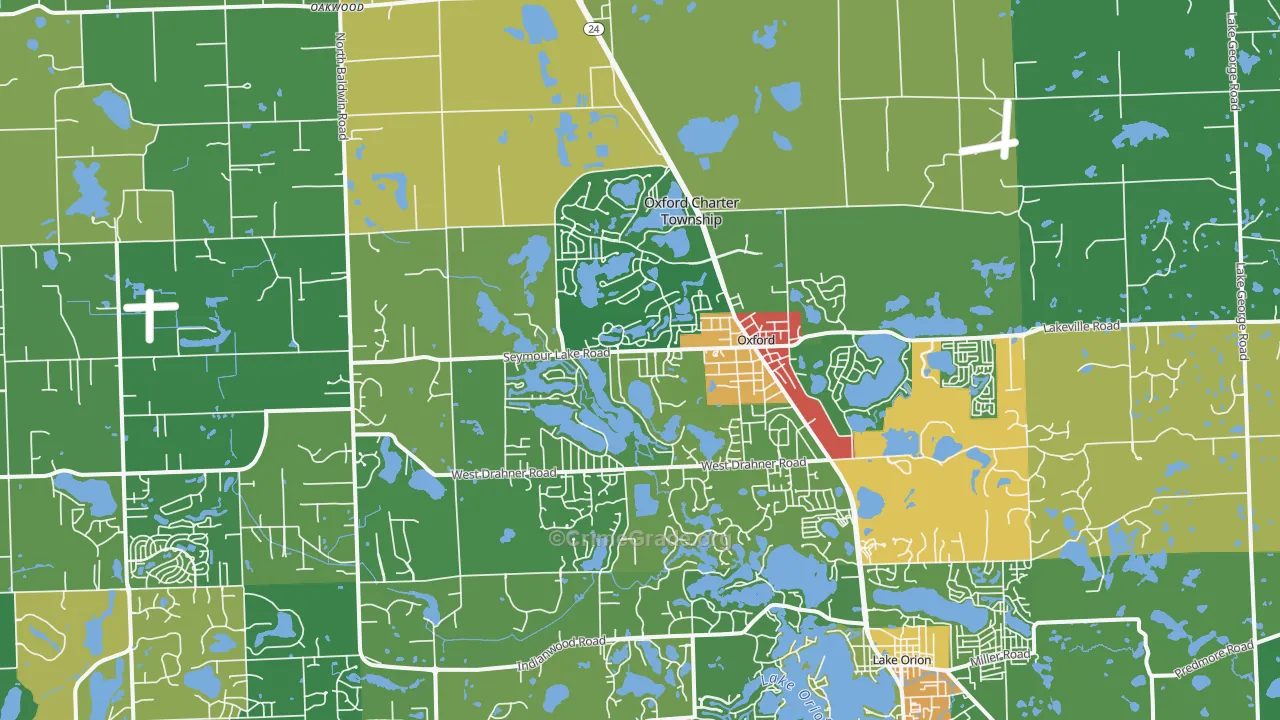 48371, MI Map of Drug-Related Crime Rates