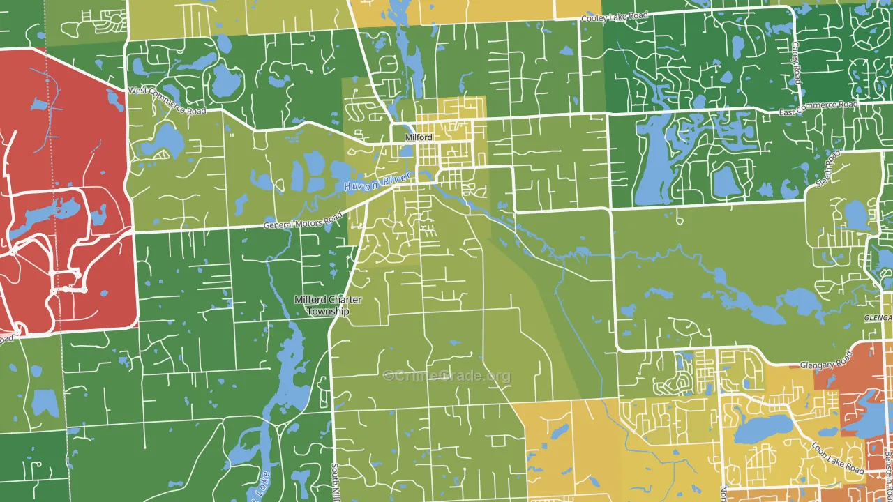 48381, MI Map of Drug-Related Crime Rates