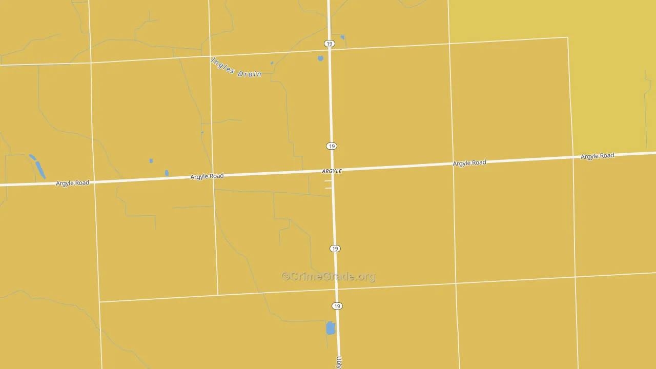 48410, MI Map of Drug-Related Crime Rates
