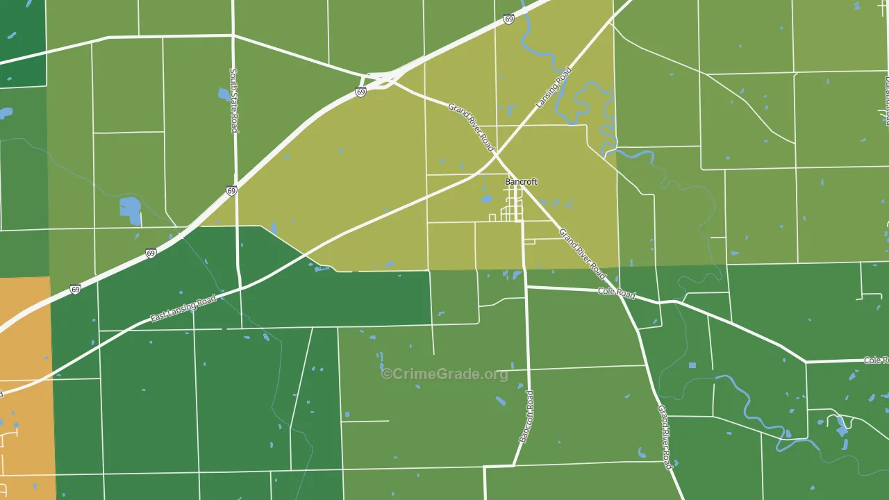 48414, MI Map of Drug-Related Crime Rates