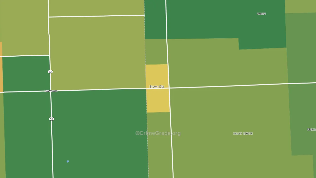 48416, MI Map of Drug-Related Crime Rates