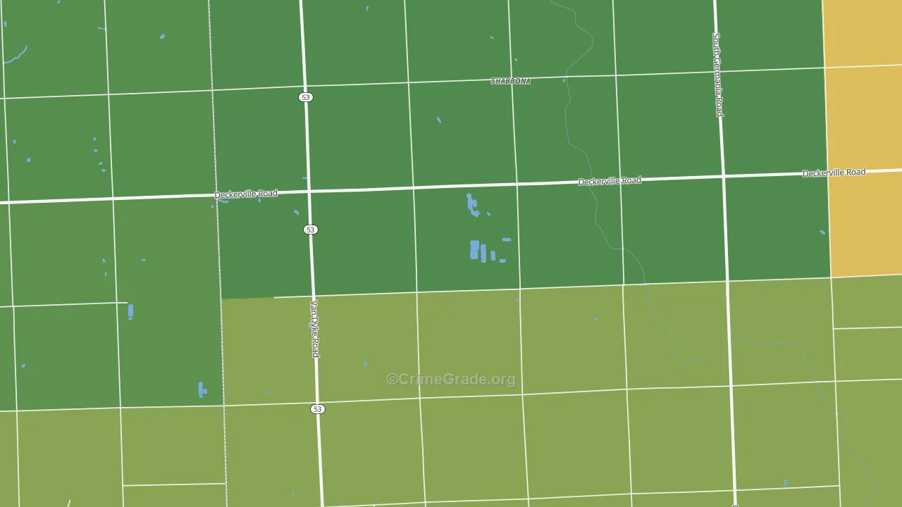 48426, MI Map of Drug-Related Crime Rates