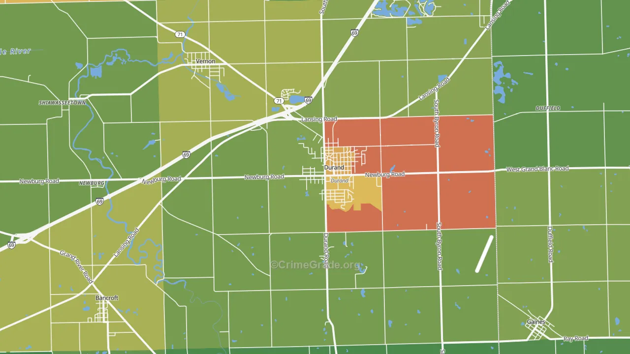 48429, MI Map of Drug-Related Crime Rates