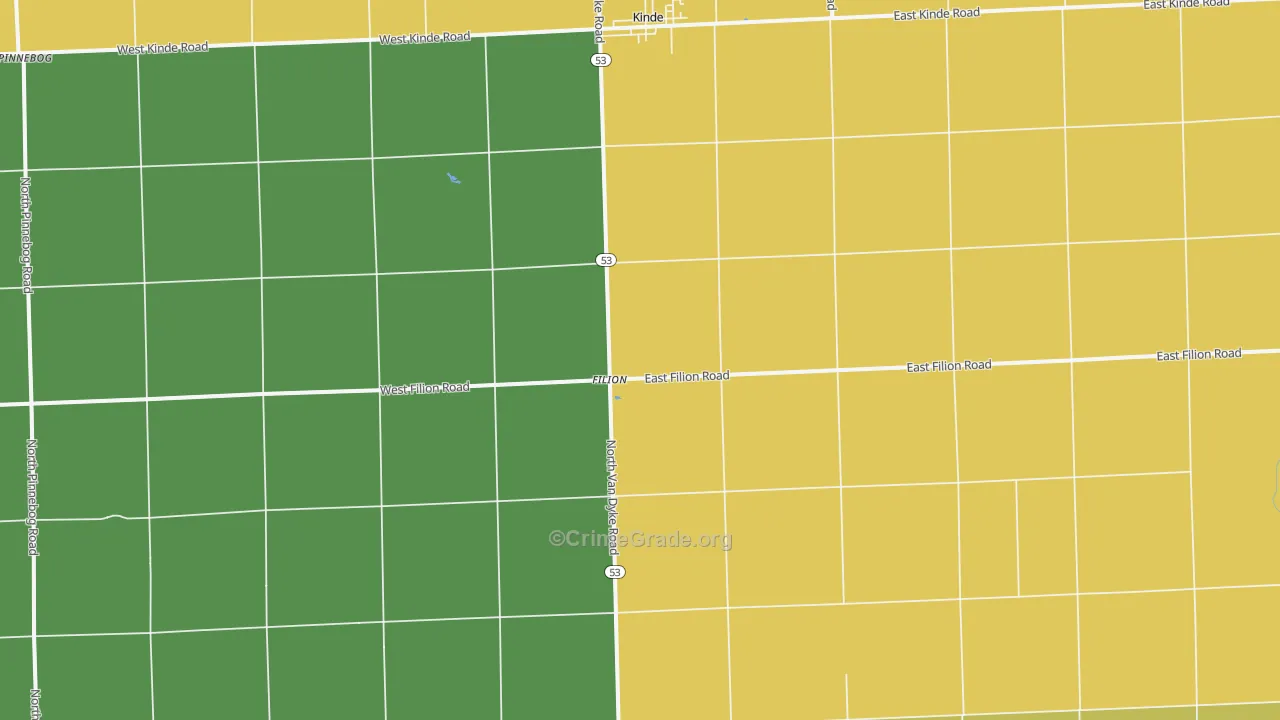 48432, MI Map of Drug-Related Crime Rates