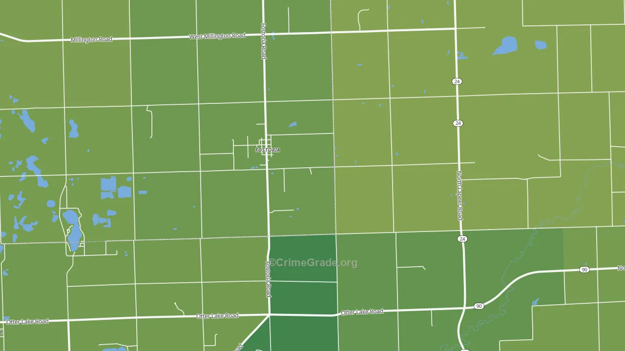 48435, MI Map of Drug-Related Crime Rates