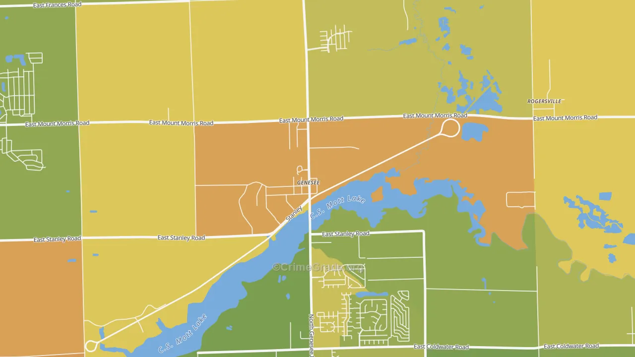 48437, MI Map of Drug-Related Crime Rates