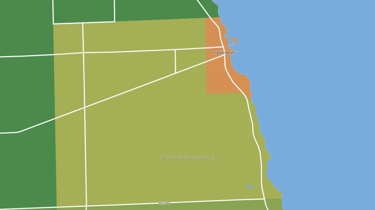 48441, MI Map of Drug-Related Crime Rates