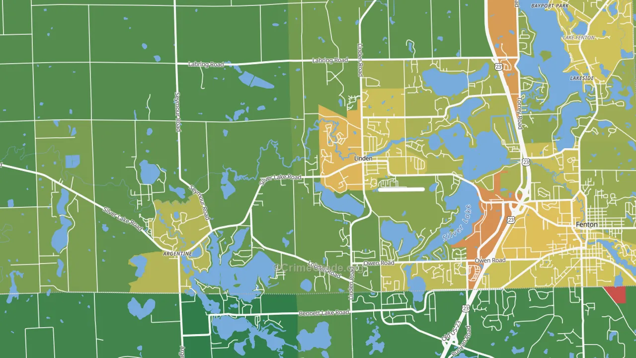 48451, MI Map of Drug-Related Crime Rates