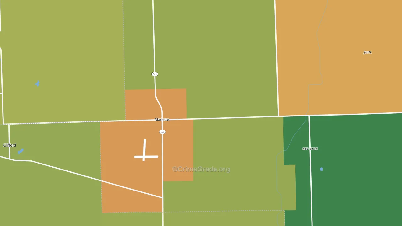 48453, MI Map of Drug-Related Crime Rates