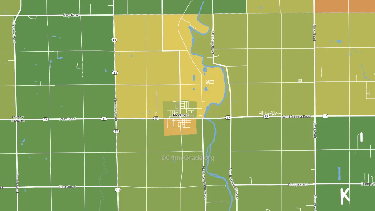 48457, MI Map of Drug-Related Crime Rates