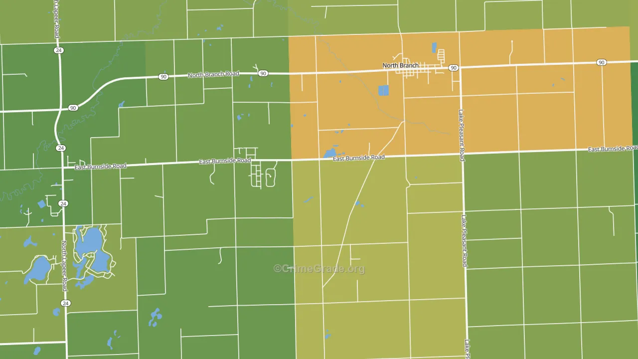 48461, MI Map of Drug-Related Crime Rates