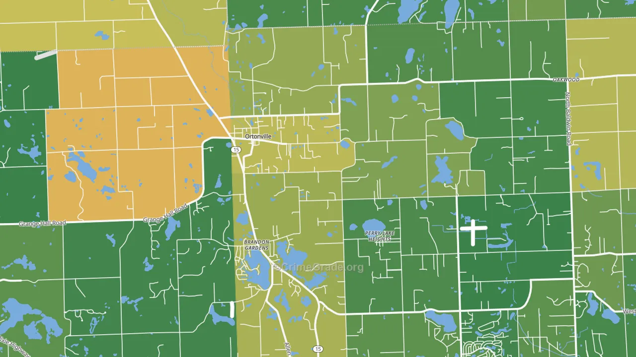 48462, MI Map of Drug-Related Crime Rates