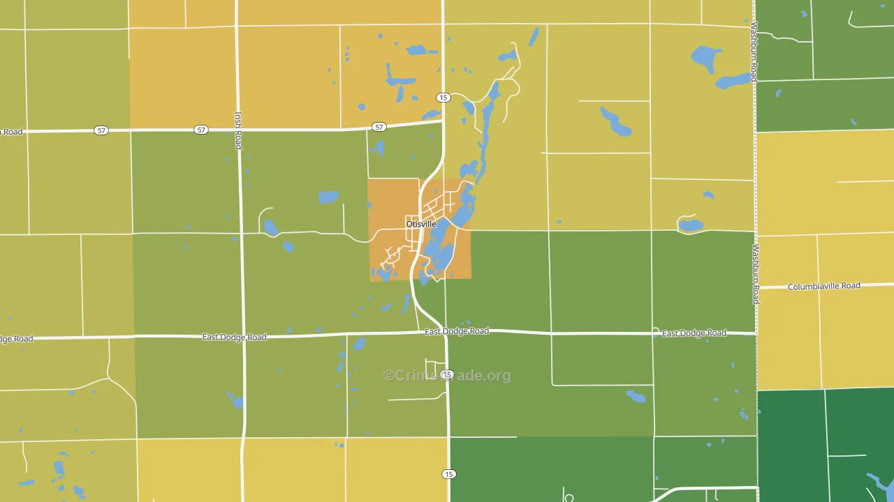 48463, MI Map of Drug-Related Crime Rates