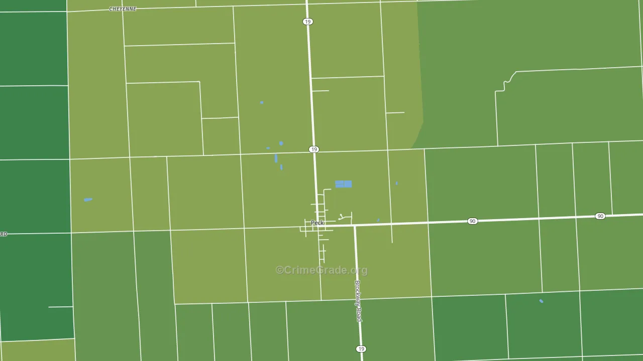 48466, MI Map of Drug-Related Crime Rates