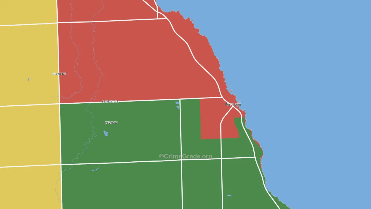 48468, MI Map of Drug-Related Crime Rates