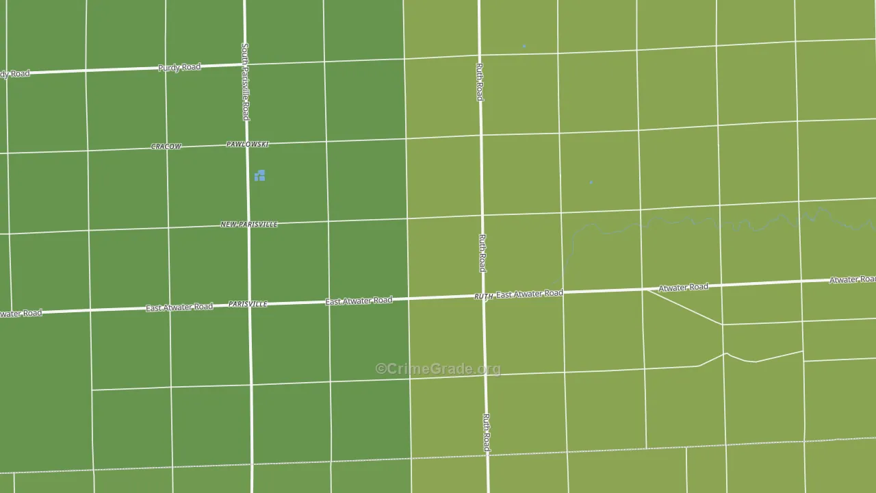 48470, MI Map of Drug-Related Crime Rates