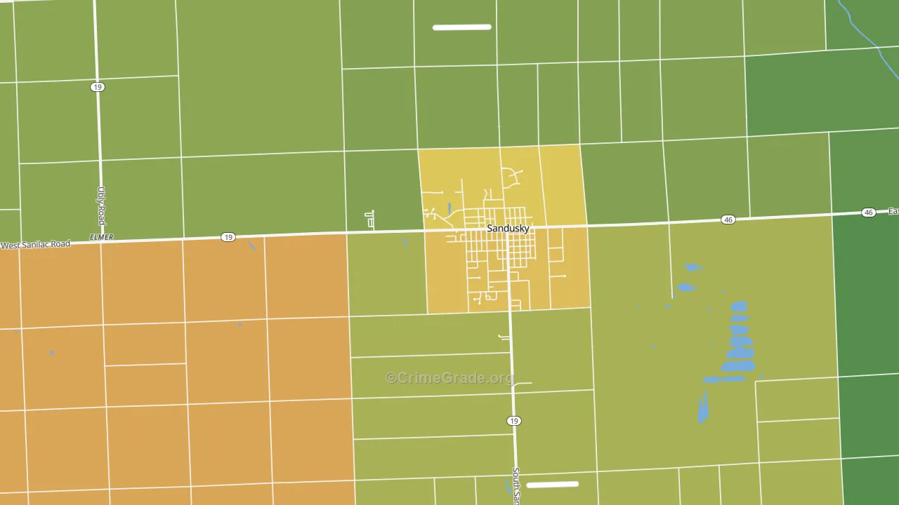 48471, MI Map of Drug-Related Crime Rates