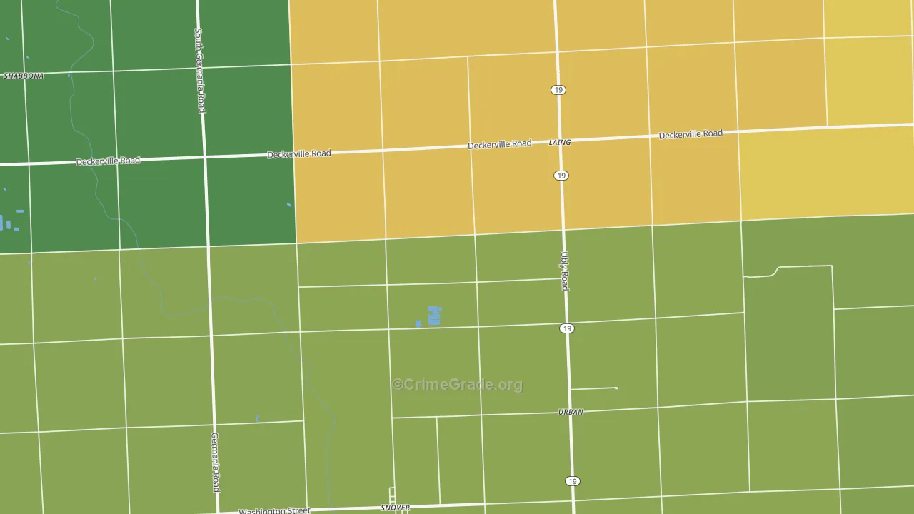 48472, MI Map of Drug-Related Crime Rates