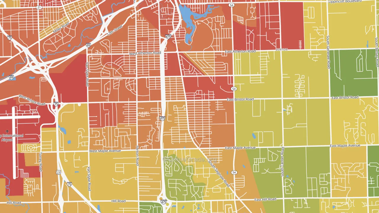 48529, MI Map of Drug-Related Crime Rates
