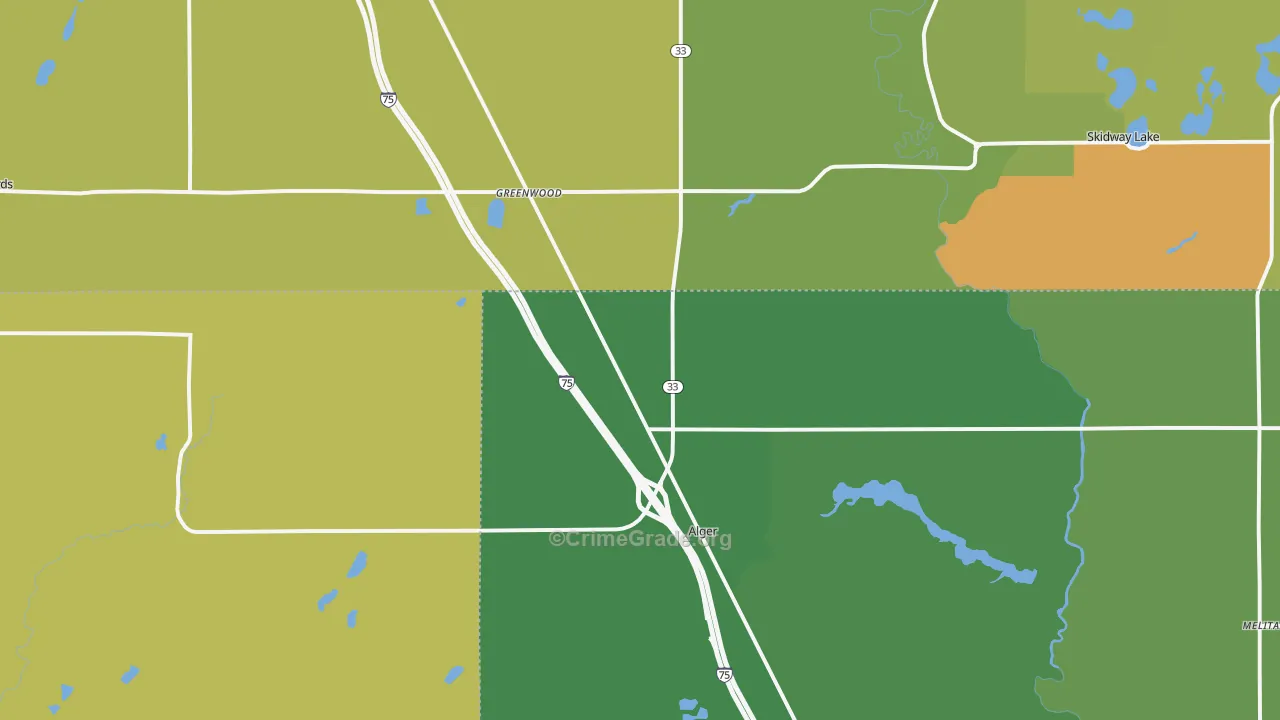 48610, MI Map of Drug-Related Crime Rates