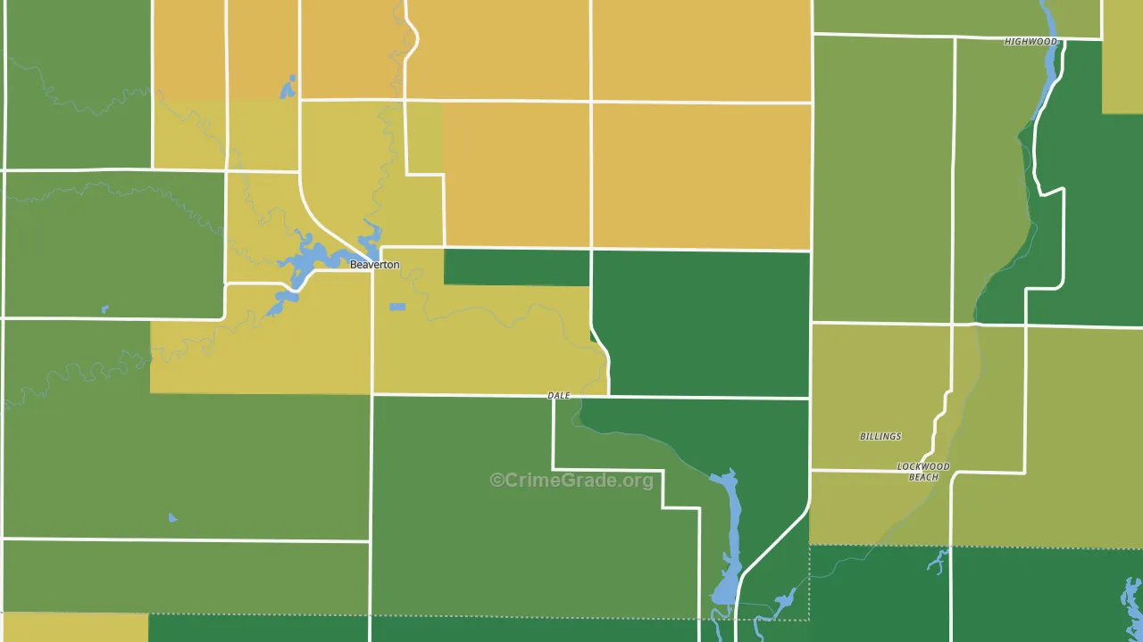 48612, MI Map of Drug-Related Crime Rates