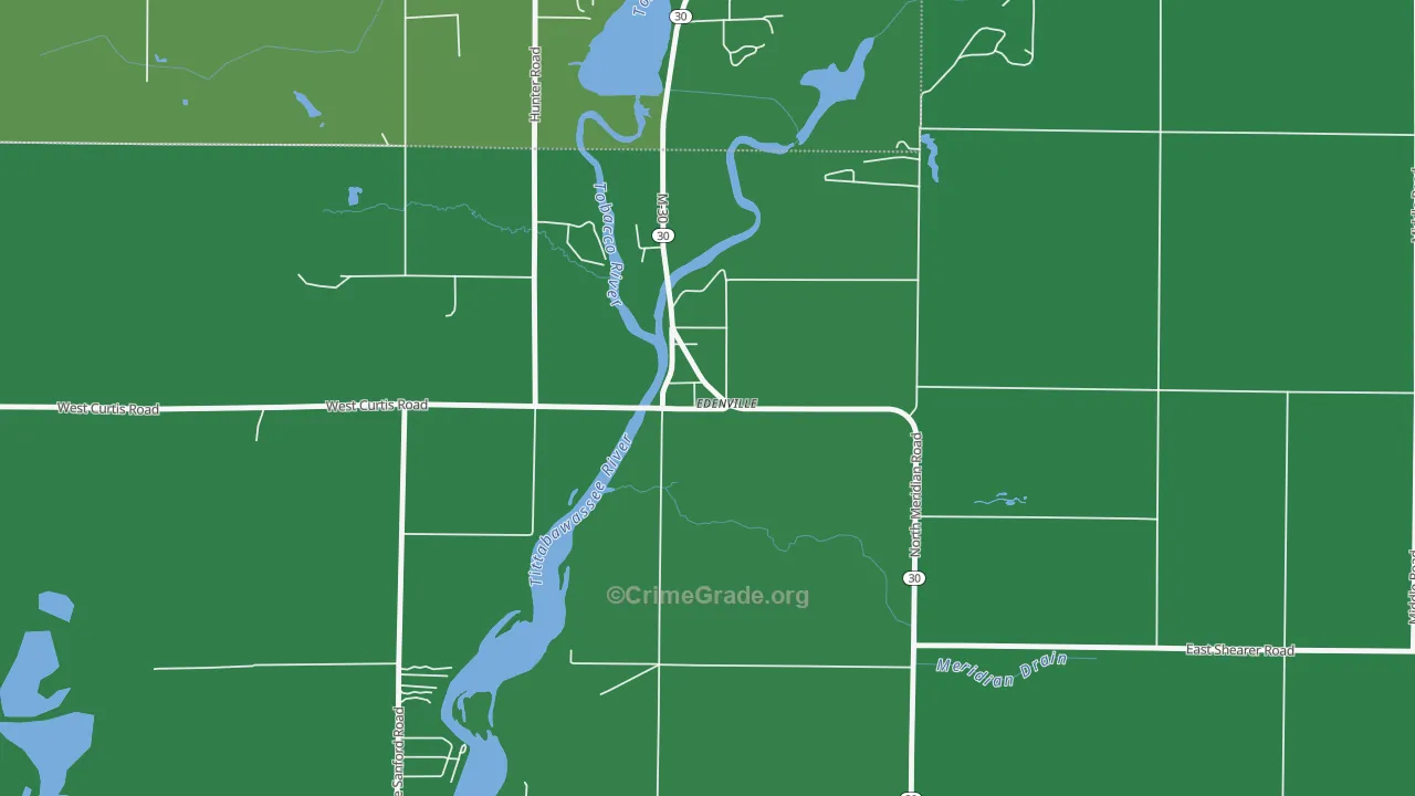 48620, MI Map of Drug-Related Crime Rates