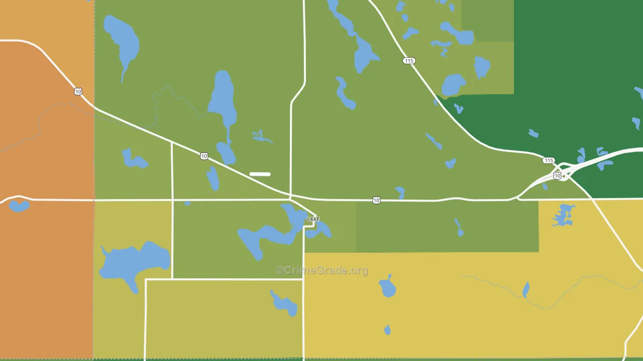 48632, MI Map of Drug-Related Crime Rates