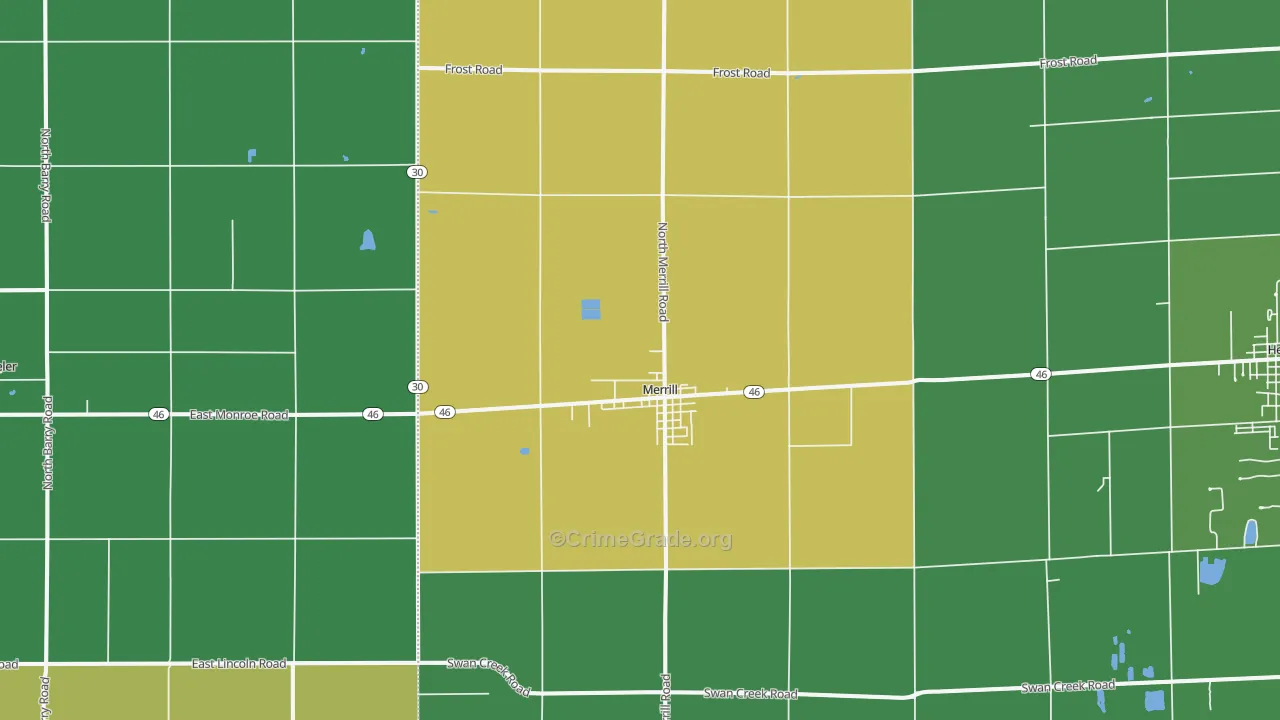 48637, MI Map of Drug-Related Crime Rates
