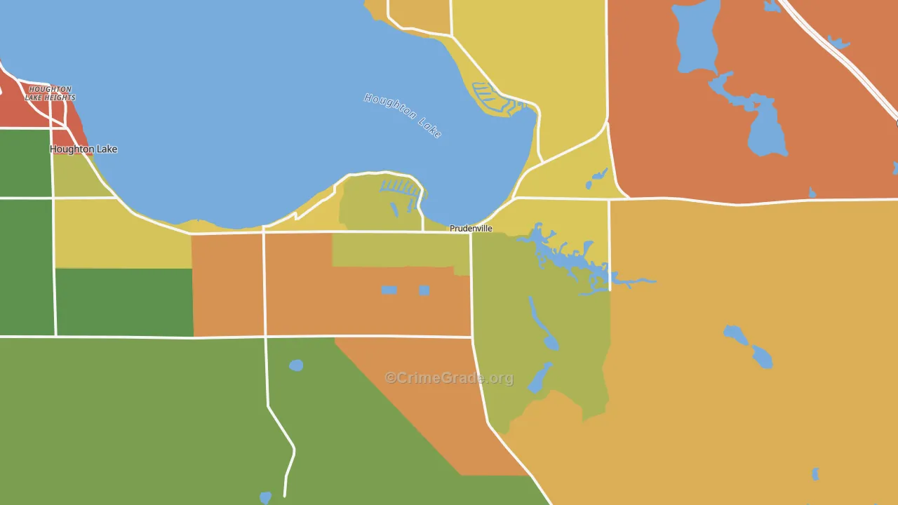 48651, MI Map of Drug-Related Crime Rates
