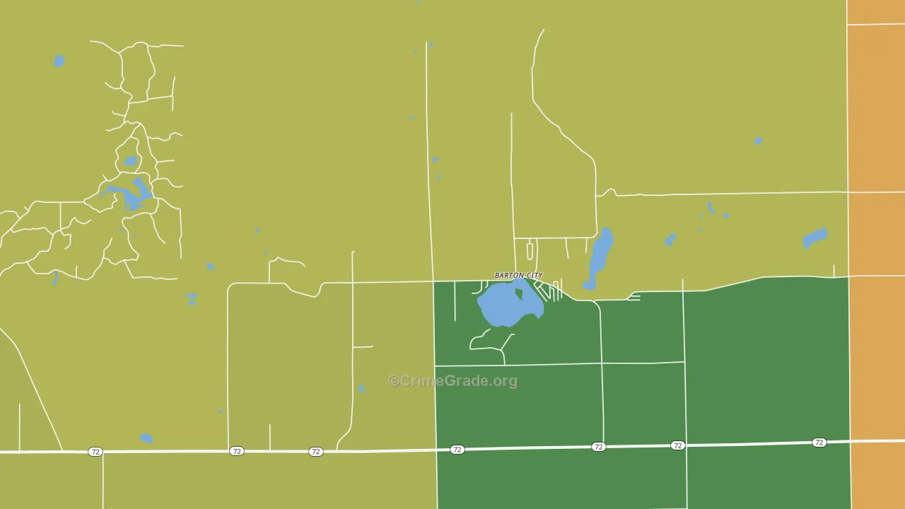 48705, MI Map of Drug-Related Crime Rates