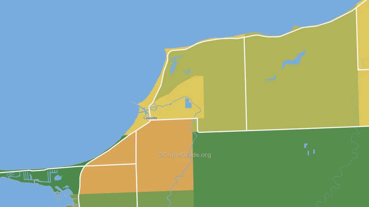48725, MI Map of Drug-Related Crime Rates