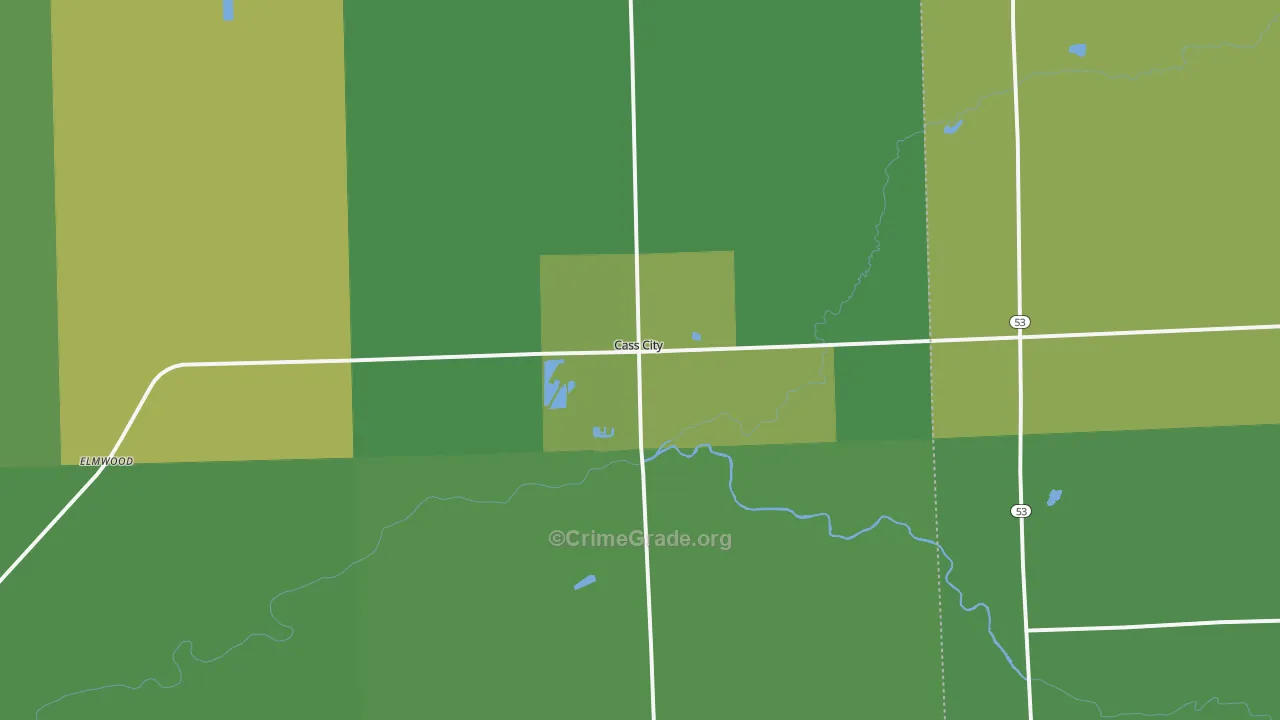 48726, MI Map of Drug-Related Crime Rates