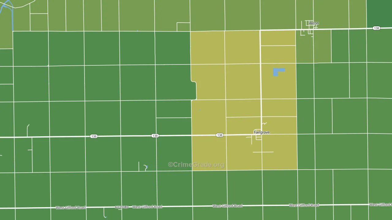 48733, MI Map of Drug-Related Crime Rates