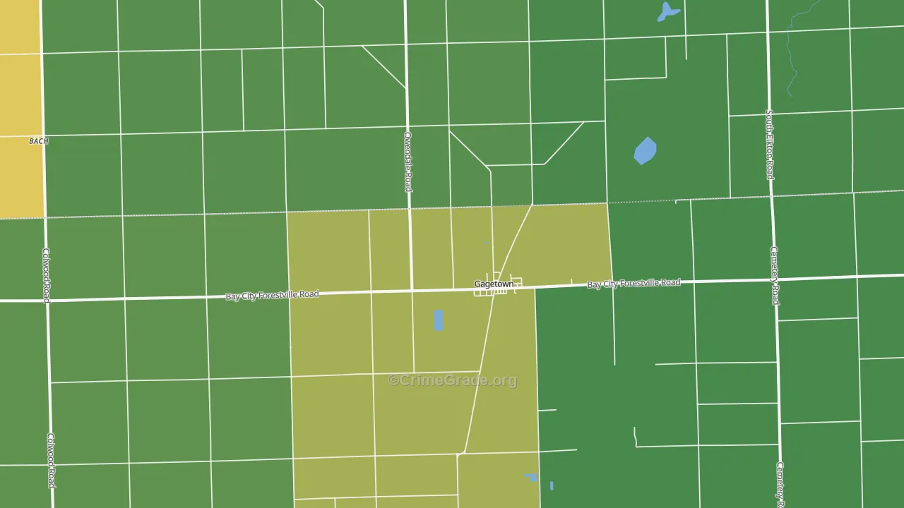 48735, MI Map of Drug-Related Crime Rates