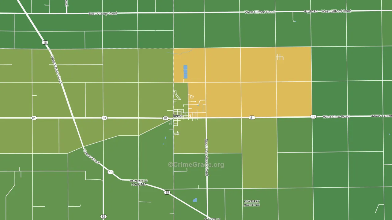 48757, MI Map of Drug-Related Crime Rates