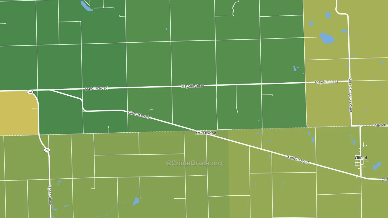 48760, MI Map of Drug-Related Crime Rates
