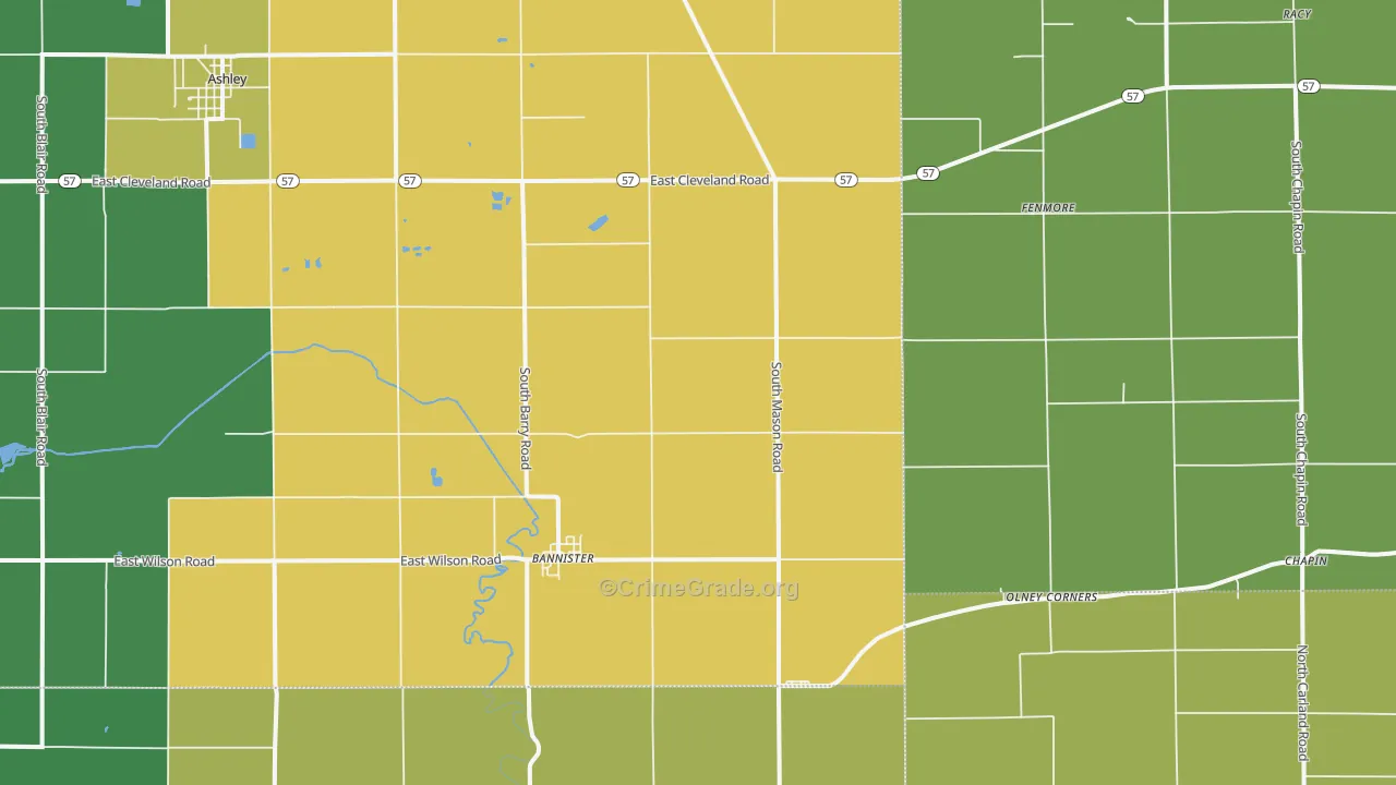 48807, MI Map of Drug-Related Crime Rates