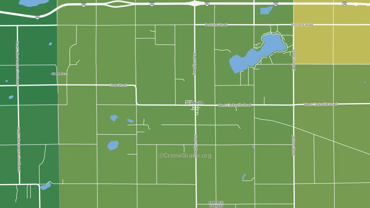 48815, MI Map of Drug-Related Crime Rates