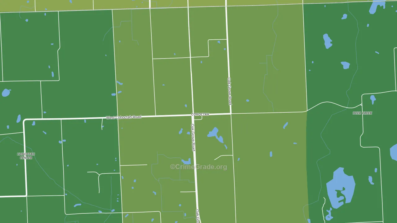 48816, MI Map of Drug-Related Crime Rates